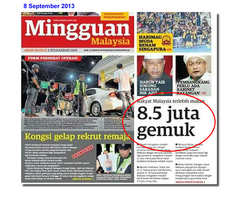 Rakyat Malaysia Gemuk